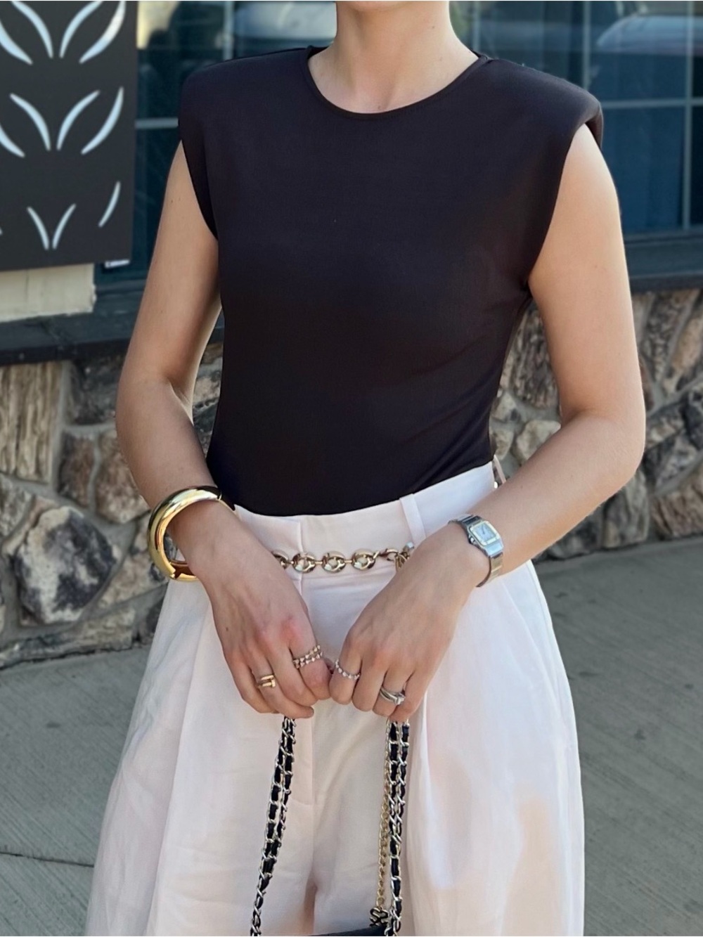 Zara padded Bodysuit